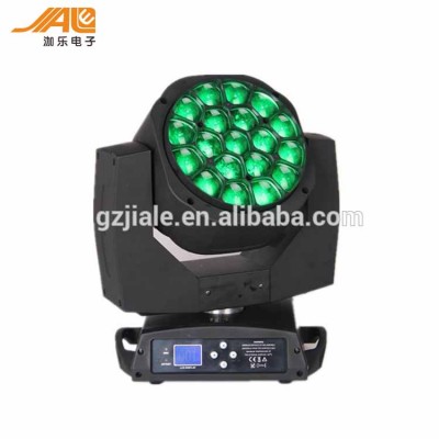 19pcs 12w RGBW 4in1 Led Bee eyes moving head Lights for stage decor