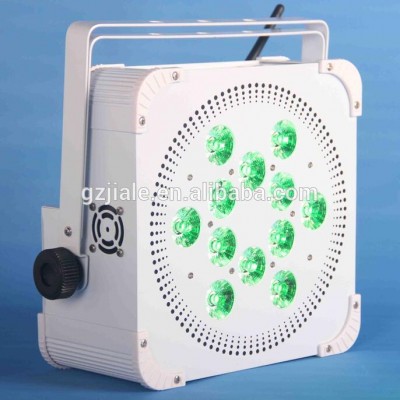 9*18W led dmx flat par light, 6in1 par show lights wireless battery light