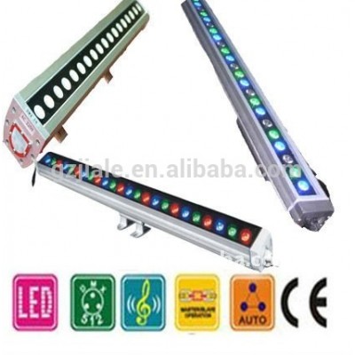 New 18w/24w/36w led rgb color linear wall wash led lighting rgb