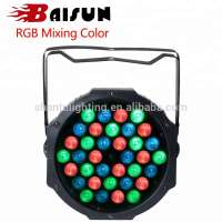 Baisun brand 36pcs* 1w dmx512 auto master slave sound control RGB led par can light